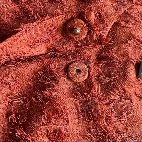 Dennis By Dennis Basso | Diagonal Clipped Jacquard Topper Jacket | Size 2X - Picture 9 of 15